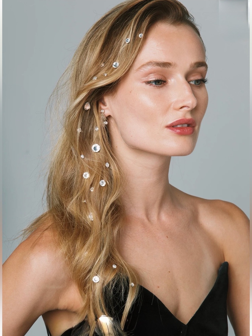 NWT Jennifer Behr Crystal Kira Hair Magnet Set